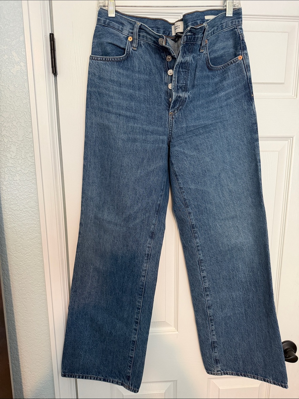 Citizens Of Humanity Flavie High-Rise Wide-Leg Jeans - Medium Blue